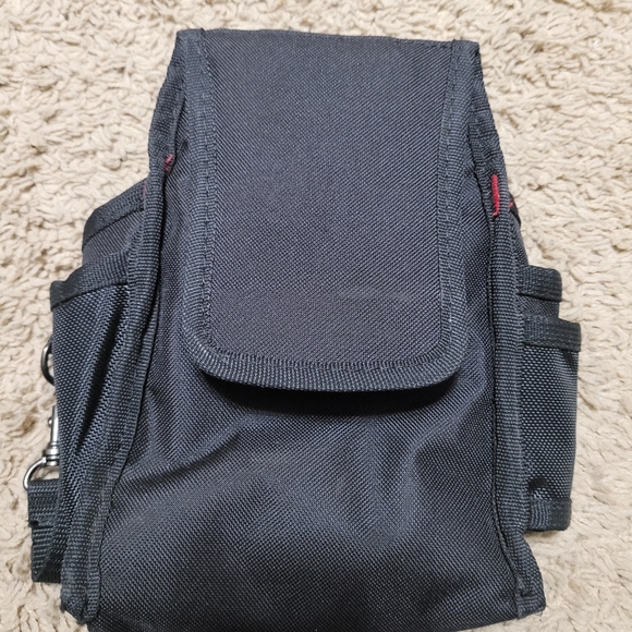 Husky 5 Pocket Black Belt Pouch Tool Holster Polyester 5 Inch - Picture 6 of 6
